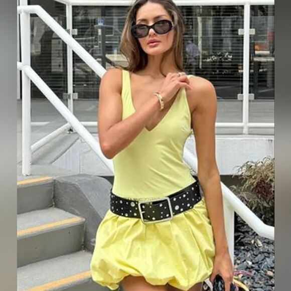 ZARAโMIXEDโBALLOONโMINIโDRESS - Picture 3 of 6